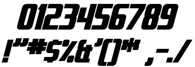 Fontana Bold Italic Font OTHER CHARS