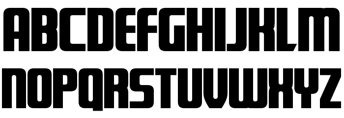 Bold font. Fontana typeface.
