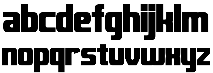 Fontana Bold Font LOWERCASE