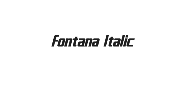 Fontana Italic Logo