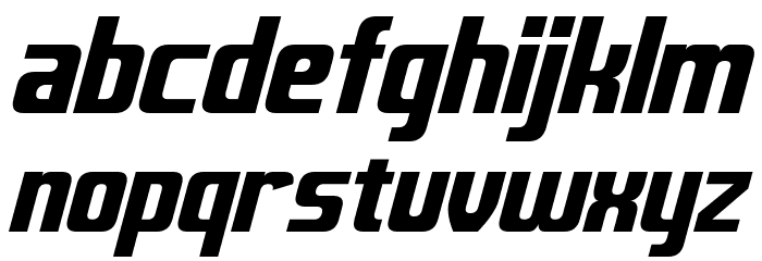 Fontana Italic Font LOWERCASE
