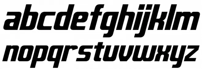 Fontana Italic Font LOWERCASE