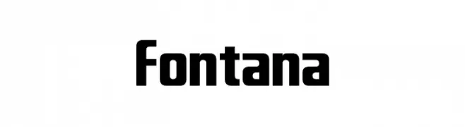 Fontana  Frei Schriftart Herunterladen