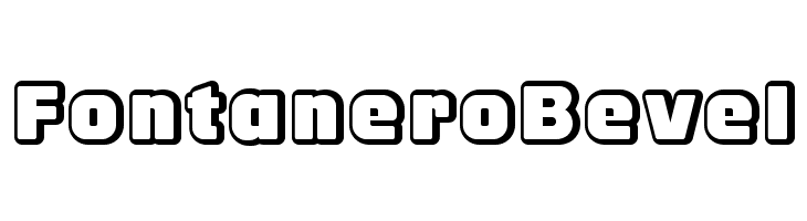 FontaneroBevel  Frei Schriftart Herunterladen