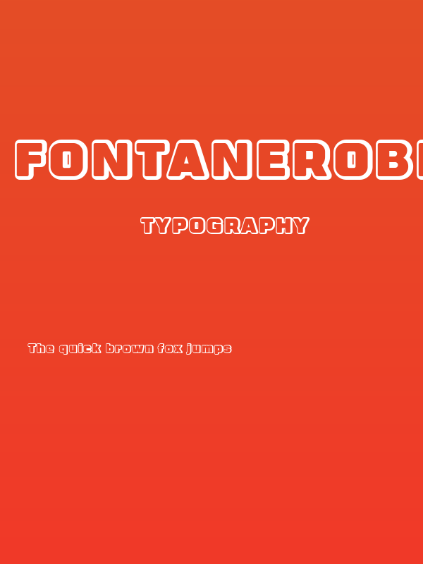 FontaneroBevel Poster