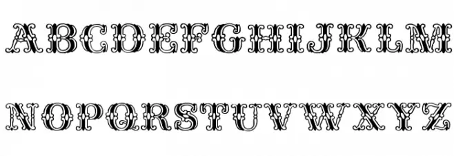 Fontanesi Schriftart Groß