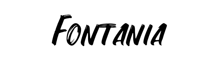 Fontania Schriftart