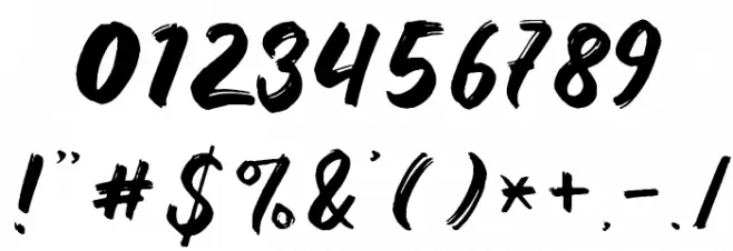 Fontania Font OTHER CHARS