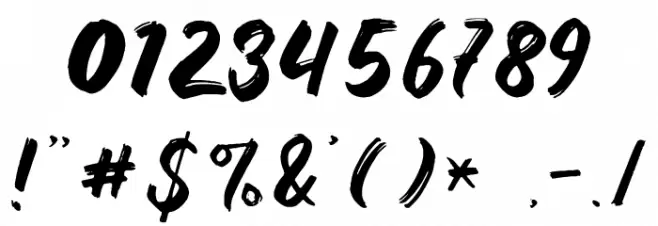 Fontania Font OTHER CHARS