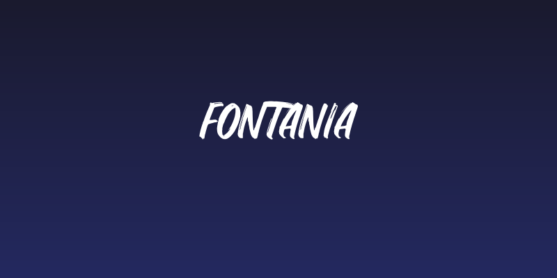 Fontania Social Header