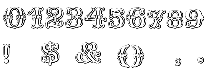 Fontaniolo Beveld Font OTHER CHARS