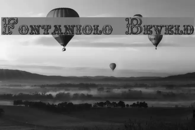 Fontaniolo Beveld Font examples