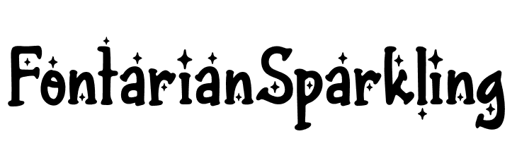 FontarianSparkling  Descarca Fonturi Gratis