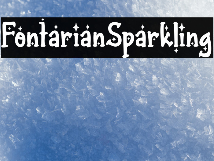 FontarianSparkling Example 1