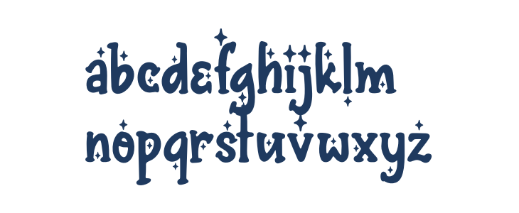 FontarianSparkling Lowercase