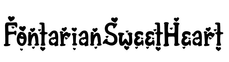FontarianSweetHeart  Frei Schriftart Herunterladen
