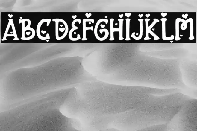 FontarianSweetHeart Font examples