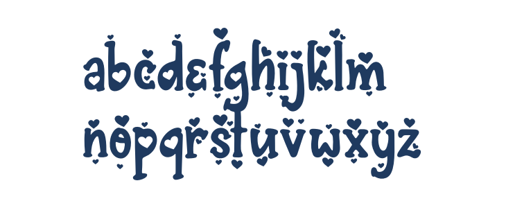 FontarianSweetHeart Lowercase