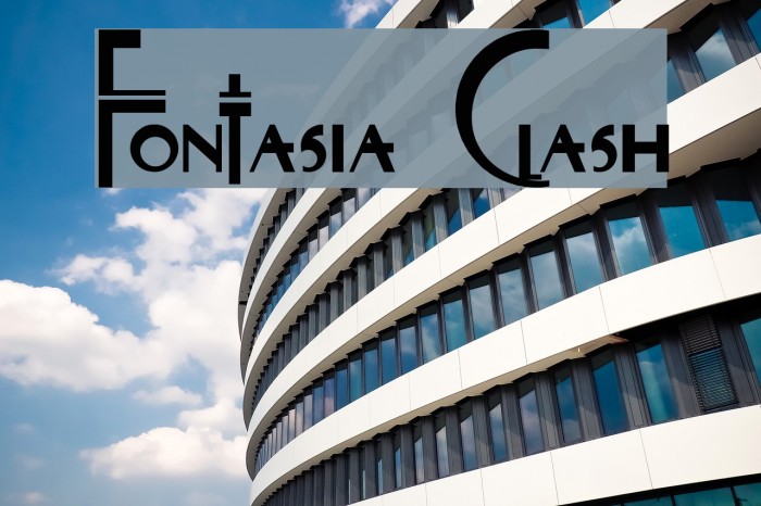 Fontasia Clash Font examples