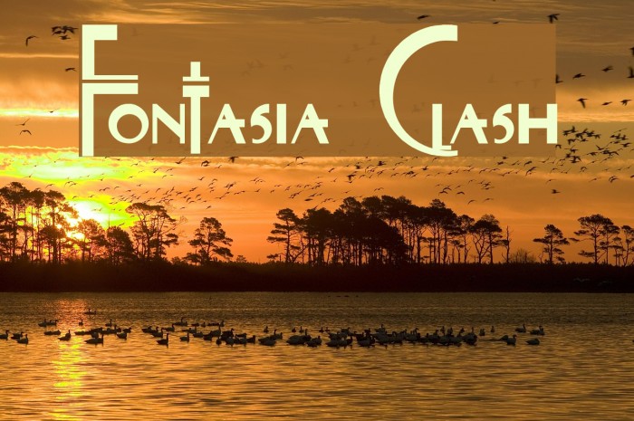 Fontasia Clash Font examples