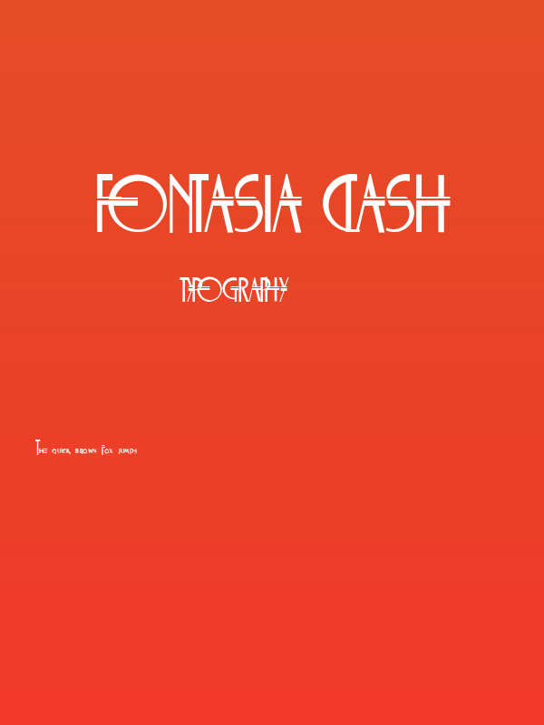 Fontasia Clash Poster