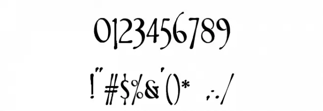 Fontasia V2.0: The Revenge Font OTHER CHARS