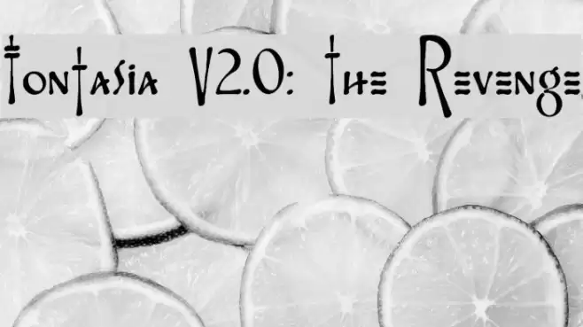 Fontasia V2.0: The Revenge Font examples