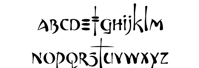 Fontasia Font LOWERCASE