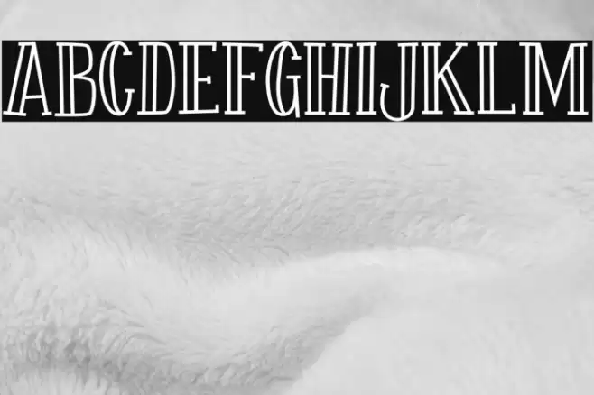 Fontastique Carved Font examples