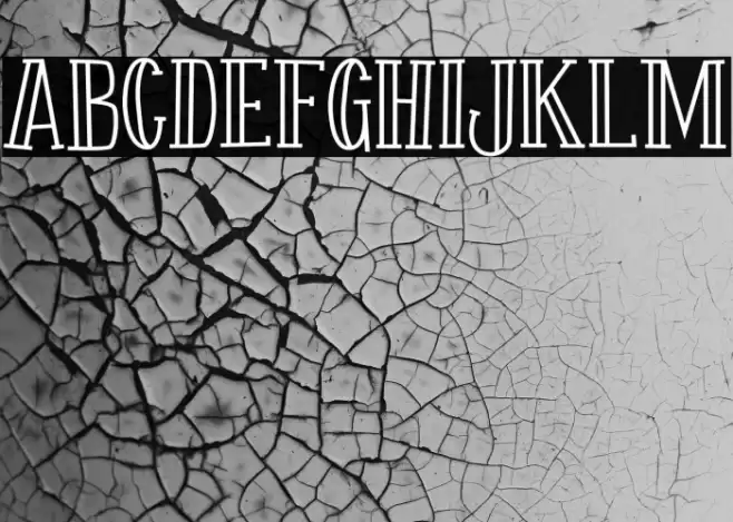 Fontastique Carved Font examples