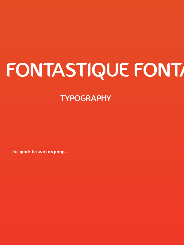 Fontastique Fontastique Poster