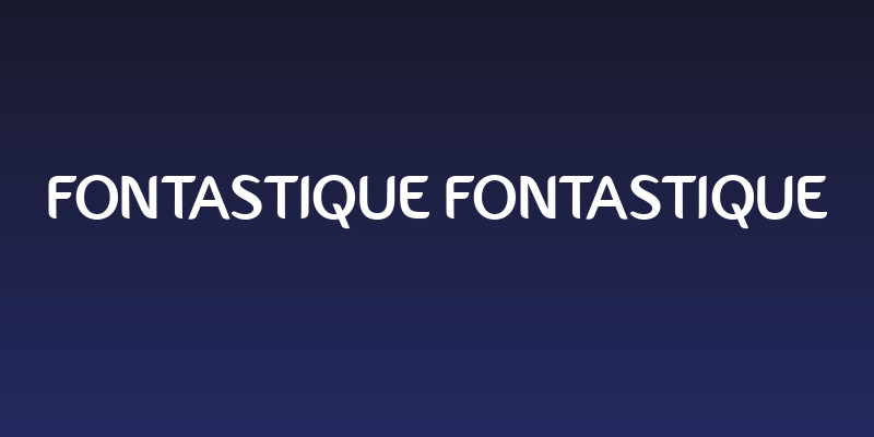Fontastique Fontastique Social Header