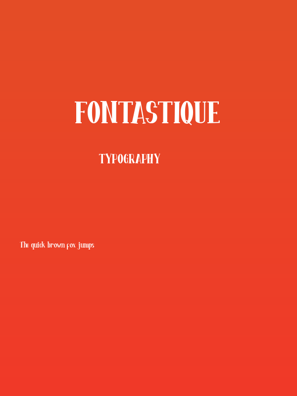 Fontastique Poster