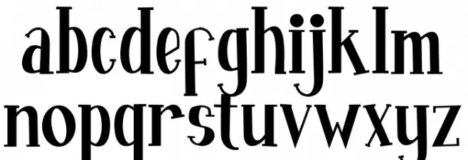 Fontastique Font LOWERCASE