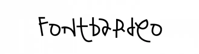 Fontbardeo  Frei Schriftart Herunterladen