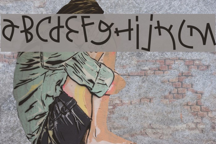 Fontbardeo Schriftart examples