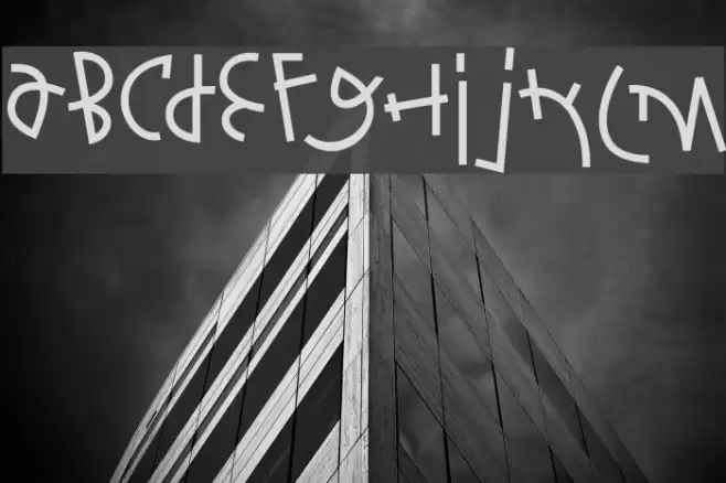 Fontbardeo Schriftart examples