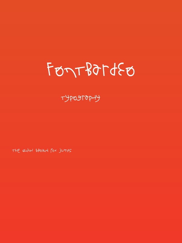 Fontbardeo Poster