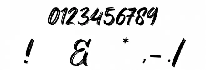 Fontbliz Font OTHER CHARS