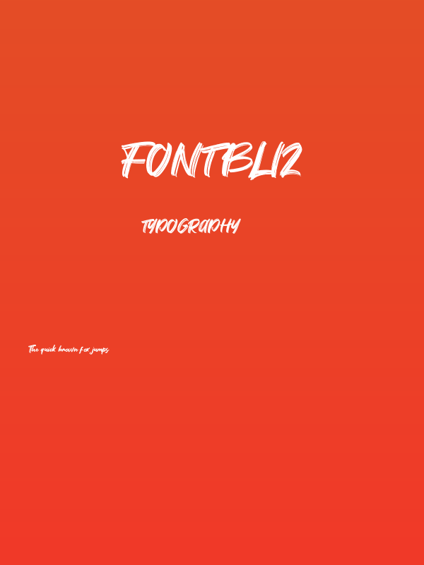 Fontbliz Poster