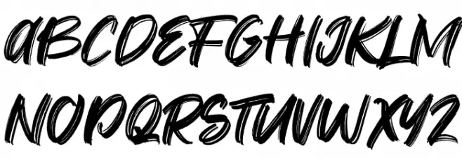 Fontbliz Schriftart Groß