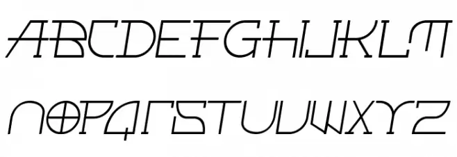 Fontcop II Schriftart Groß