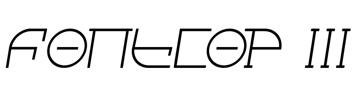 Fontcop III  Free Fonts Download