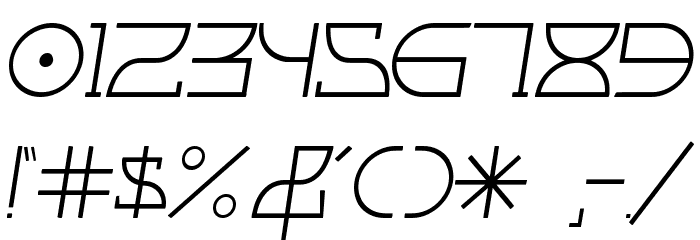 Fontcop III Font Alte caractere