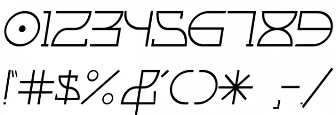 Fontcop III Font Alte caractere
