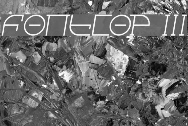 Fontcop III Font examples