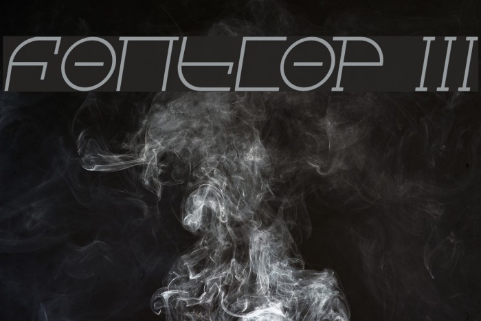Fontcop III Font examples
