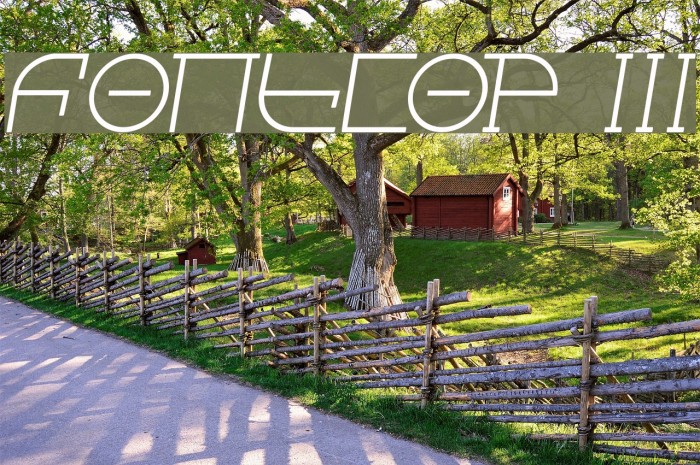 Fontcop III Font examples
