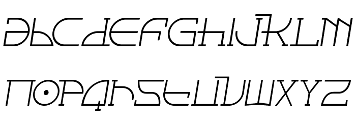 Fontcop II Font Litere mici