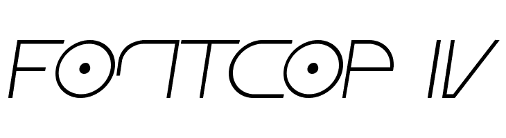 Fontcop IV Font